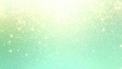  幻想的な緑の光の背景素材