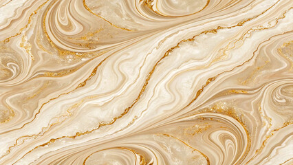 Golden Swirls: Intricate golden swirls create a luxurious pattern, reminiscent of a rich marble texture and designed to evoke a sense of opulence.