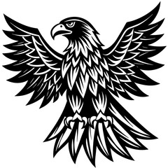 eagle tattoo vector
