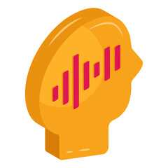 Modern design icon of voice recognition
