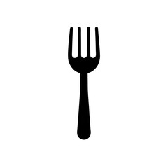 Dessert fork icon vector flat clean look