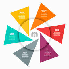 Infographic design template with place for your data. Vector illustration.