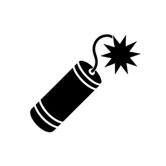 Dynamite vector icon minimal design isolated