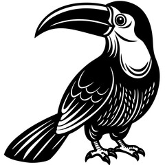 vector illustration of a parrot