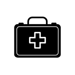 Fototapeta premium First aid icon vector flat clean look isolated