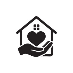 home care icon vector
