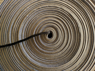 Spiral Role Texture Background of Rubber