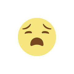 crying face cry sad emoji vector symbol sign icon illustration