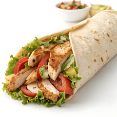 tortilla wrap with chicken