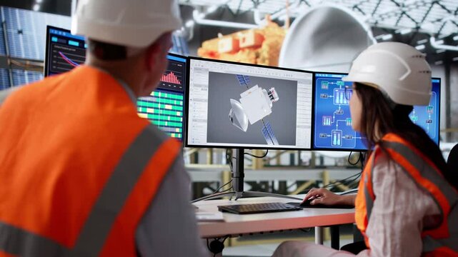 Satellite Manufacturing In Aerospace Laboratory