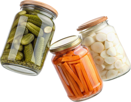 Flavorful Jars Of Veggies