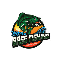 Fototapeta premium Fish logo design template, fish logo