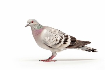 Obraz premium Elegant pigeon with colorful feathers