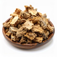 Atractylodes Macrocephala Illustration for Medicinal Use, Atractylodes Macrocephala Botanical Art, and Atractylodes Macrocephala Herbal Design