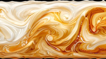 Tasting Notes Visualized as Swirls of Color, Representing Vanilla, Oak, and Caramel Whiskey
