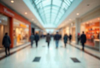 abstract blur image background of mall department store