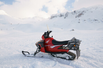snowboarder on the slope