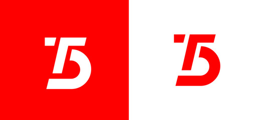 TD Logo Design Graphic, Branding, Symbol, Visual Identity, Monogram, Interlock, Modern