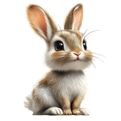 Obraz premium Adorable Bunny Illustration