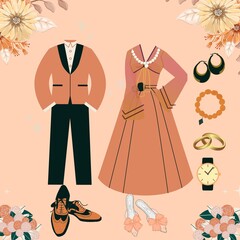 set of fashion girls