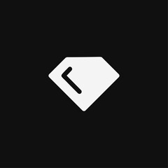 Premium diamond icon logo flat vector design