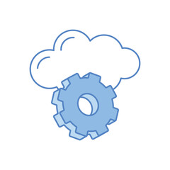 Cloud Computing Vector icon