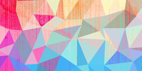 Blue Grid Mosaic Background, Creative Design Templates