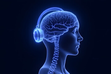 Obraz premium x ray of human head