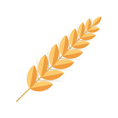 Wheat icon. Realistic illustration of wheat icon for web design isolated on white background