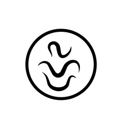 intestinal parasitic worm icon