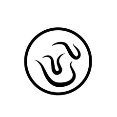 intestinal parasitic worm icon