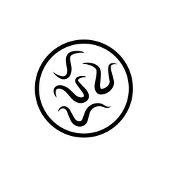 intestinal parasitic worm icon