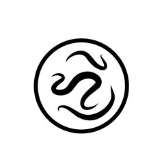 intestinal parasitic worm icon