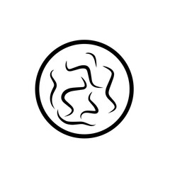 intestinal parasitic worm icon
