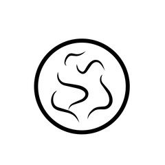 intestinal parasitic worm icon
