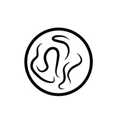 intestinal parasitic worm icon