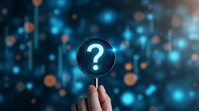 Question mark and root cause analysis concept. symbolizing analysis and problem-solving. solution


