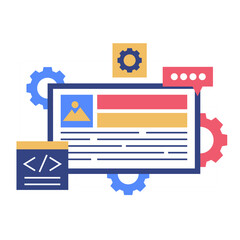 Web Development Illustration