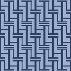 Japanese Stripe Step Line Vector Seamless Pattern