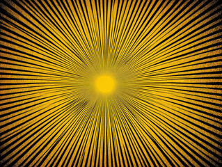 Fototapeta premium Yellow Sun Background
