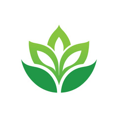 Premium Eco Floral Logo Template