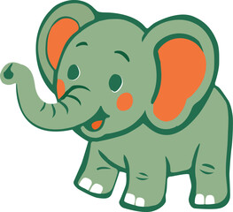Obraz premium Elephant Character