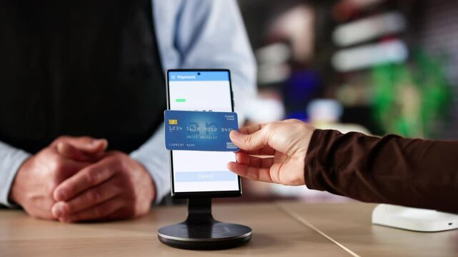 Retail Store Payment On Pos Terminal