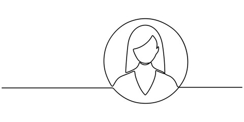 user profile icon continuous one line drawing, Continuous Line Drawing of Data Privacy Icon. Hand Drawn Symbol Vector Illustration, User person icon continuous one line drawing isolate outline vector 
