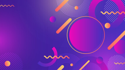 Colorful Geometric Gradient Abstract Background