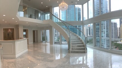 Obraz premium Luxurious penthouse interior