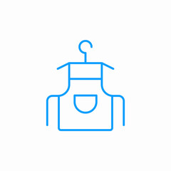 cooking apron icon sign vector