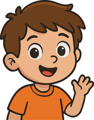 Boy Cartoon Character 
