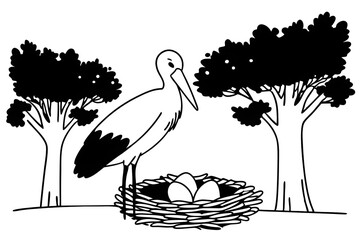 birds in the nest