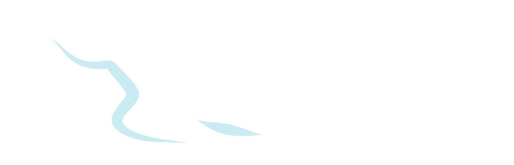 White cloud cartoon flat design